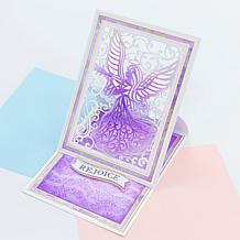 "As Is" Crafter's Companion Joyous Angel Stamp, Die and Embossing F...