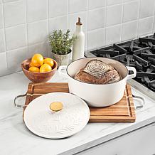 "As Is" Cuisinart 5qt Cast Iron Casserole Dish with Cover