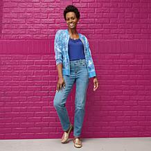 "As Is" DG2 by Diane Gilman Coolmax® Shaper Stretch Denim Straight ...