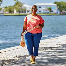 "As Is" DG2 by Diane Gilman Coolmax® Stretch Denim Essential Crop Jean