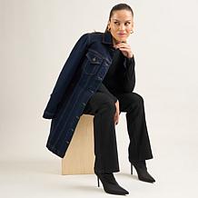 "As Is" DG2 by Diane Gilman DG2 New Classic Stretch Denim Longline ...