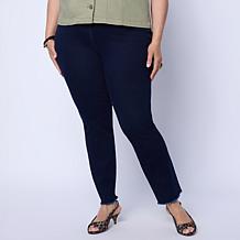 "As Is" DG2 by Diane Gilman Legacy Stretch Denim Pull-On Pencil Jean