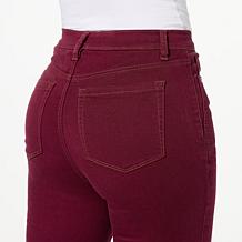 "As Is" DG2 by Diane Gilman Lux Touch Stretch Denim Straight-Leg Jean