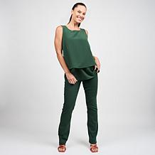 "As Is" DG2 by Diane Gilman Mixed Media Double Layer Easy Tank