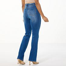 "As Is" DG2 by Diane Gilman New Classic Stretch Pintuck Pocket Boot...