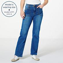 "As Is" DG2 by Diane Gilman New Classic Stretch Utility Trouser Jean