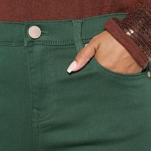 "As Is" DG2 by Diane Gilman Virtual Stretch Denim Baby Bootcut 5-Po...