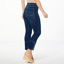 "As Is" DG2 by Diane Gilman Virtual Stretch Denim Bootcut Crop Jean