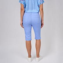 "As Is" DG2 by Diane Gilman Virtual Stretch Solid Denim Pull-On Ber...