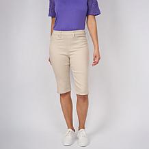 "As Is" DG2 by Diane Gilman Virtual Stretch Solid Denim Pull-On Ber...