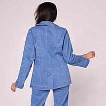 "As Is" Diane Gilman Soft Ease Embellished Cardigan