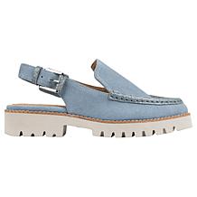 "As Is" Donald Pliner Essex Modern Leather Slingback Loafer