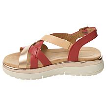 "As Is" easy spirit Indie Leather Platform Sandal