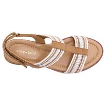 "As Is" easy spirit Selene Low Wedge Sandal