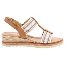 "As Is" easy spirit Selene Low Wedge Sandal