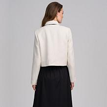 "As Is" Elle Get the Look Sash Bow Tweed Jacket