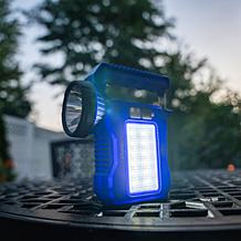 "As Is" Flipo Rechargeable Solar Work Lights - Set of 2  