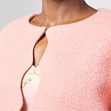 "As Is" G by Giuliana Black Label Boucle Jacket