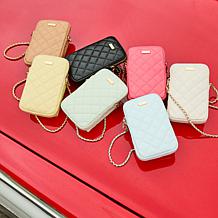 "As Is" G by Giuliana Black Label Quilted Leather Crossbody