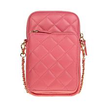 "As Is" G by Giuliana Black Label Quilted Leather Crossbody