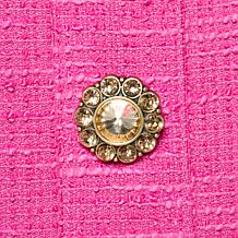 "As Is" G by Giuliana Black Label Sleeveless Tweed Dress