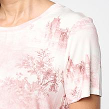 "As Is" G by Giuliana EcoLuxe 2-pack Tee and Tank Set