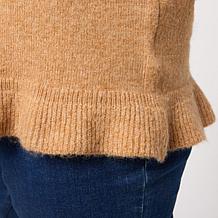 "As Is" G by Giuliana FF Sweater with Ruffle