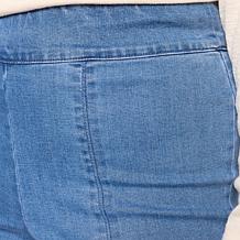 "As Is" G by Giuliana G5 Denim Mini Boot Pull On Pant