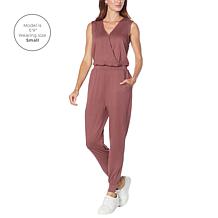 "As Is" G by Giuliana LounGy SoSoft Knit Jogger Jumpsuit