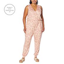 "As Is" G by Giuliana LounGy SoSoft Knit Jogger Jumpsuit