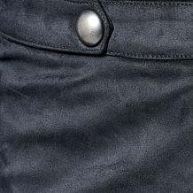 "As Is" G by Giuliana Paneled Faux Suede Skirt with Tab Detail