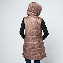 "As Is" G by Giuliana Printed Puffer Vest