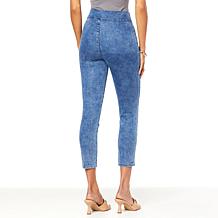 "As Is" G by Giuliana Retro Slim Crop Pant with Hide-and-Chic Waist...