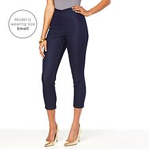 "As Is" G by Giuliana Retro Slim Crop Pant with Hide-and-Chic Waist...