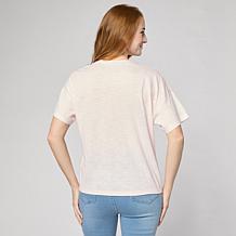 "As Is" G by Giuliana Slub Knit Relaxed Tee