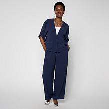 "As Is" G by Giuliana Stretch Woven Pull-On Pant