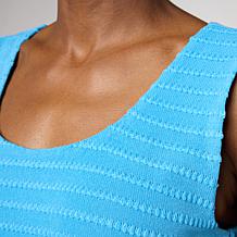 "As Is" G by Giuliana Textured Knit Tank