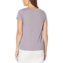 "As Is" G by Giuliana V-Neck Tee