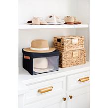 "As Is" Get Neat Mesh Front Storage Bins - Set of 4