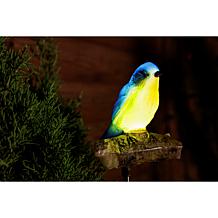 "As Is" GreanBase Solar Bird Stakes with Sounds - Set of 2