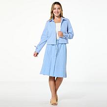 "As Is" GREY by Jhoan Sebastian Grey 3-in-1 Convertible Shirtdress