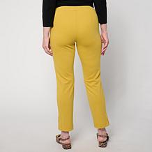 "As Is" Greyby Jhoan Sebastian Double Knit Ankle Pant with Metal Studs