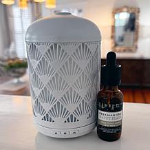"As Is" Happy Place Ultra Sonic Home Diffuser and 1 oz. Essential O...