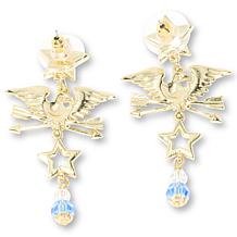 "As Is" Heidi Daus "Gallantly Streaming" Crystal Drop Earrings