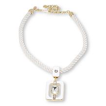 "As Is" Heidi Daus "Thoroughly Modern" Rectngulr Pndant w/ Cord Ncklce