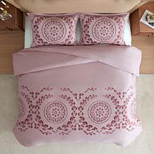 "As Is" Highclere Castle Aubrey 3-piece Duvet Cover Set -Twin