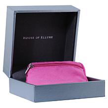 "As Is" House of Ellure "Toi et Moi" Pink Topaz and Peridot Ring