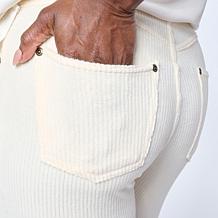 "As Is" HUE Classic-Fit Corduroy Legging