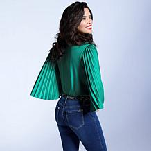 "As Is" IMAN Global Chic Perfect Fit 360 Cuffed Straight-Leg Jean