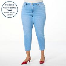 "As Is" IMAN Global Chic Perfect Fit 360 Slim-Leg Ankle Jean